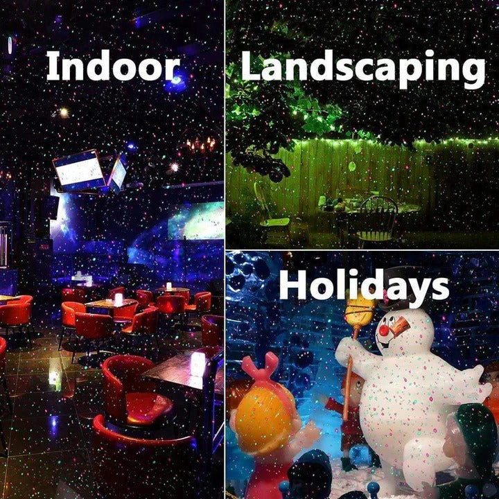 [Hometech] RGB Outdoor Light Projector with Remote Control