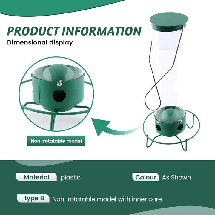 [Hometech] Bird Feeder with Squirrel Deterrent Features