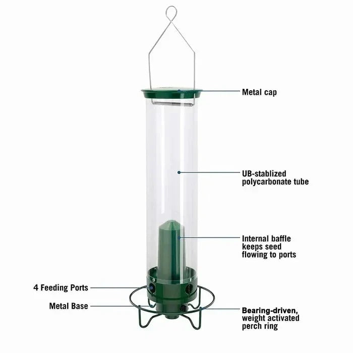 [Hometech] Bird Feeder with Squirrel Deterrent Features