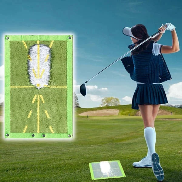 [Hometech] Golf Swing Path Training Mat for Practice