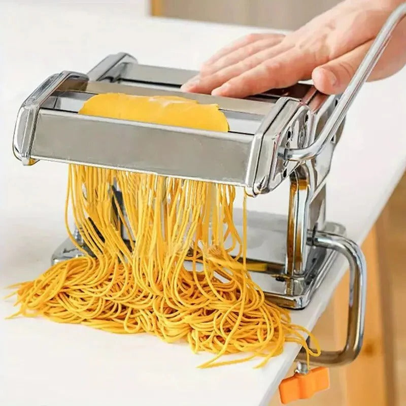[Hometech] Stainless Steel Pasta Maker with Adjustable Thickness Settings