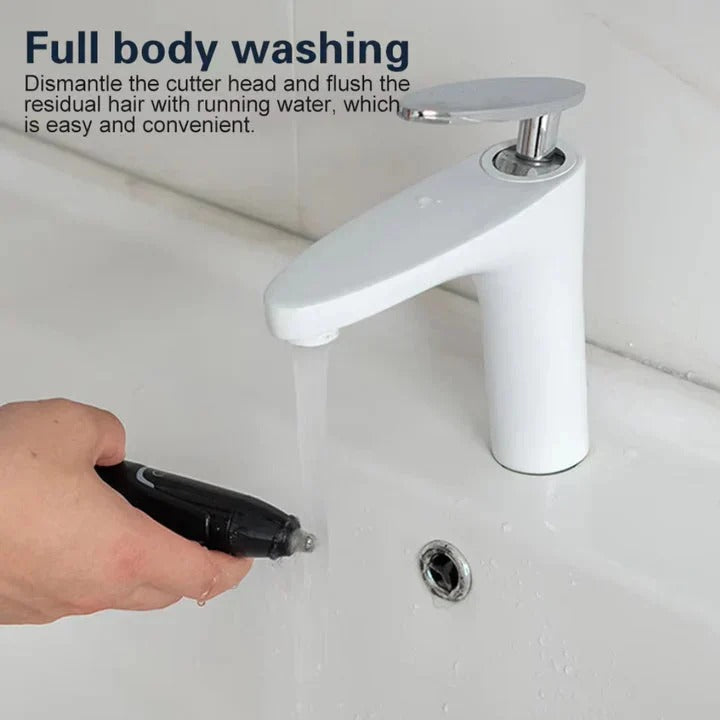 [Hometech] Nose and Ear Hair Trimmer with Washable Head