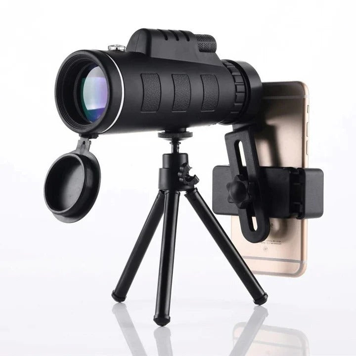 [Hometech] Monocular Telescope with Tripod and Phone Holder