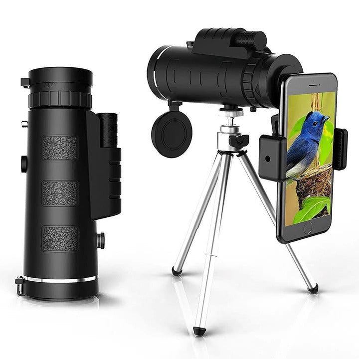 [Hometech] Monocular Telescope with Tripod and Phone Holder