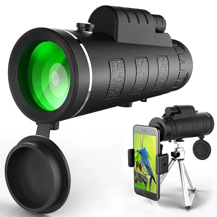 [Hometech] Monocular Telescope with Tripod and Phone Holder