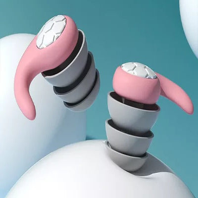 [Hometech] Reusable Silicone Earplugs with Storage Case