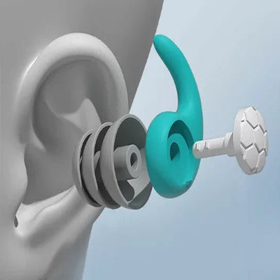 [Hometech] Reusable Silicone Earplugs with Storage Case