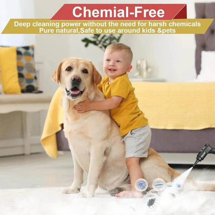 [Hometech] Steam Cleaning Device with Nozzles and Heat Resistant Gloves