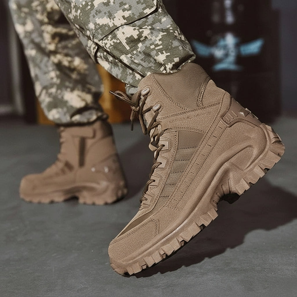 [Hometech] Men's Winter Boots with Lace Up Design