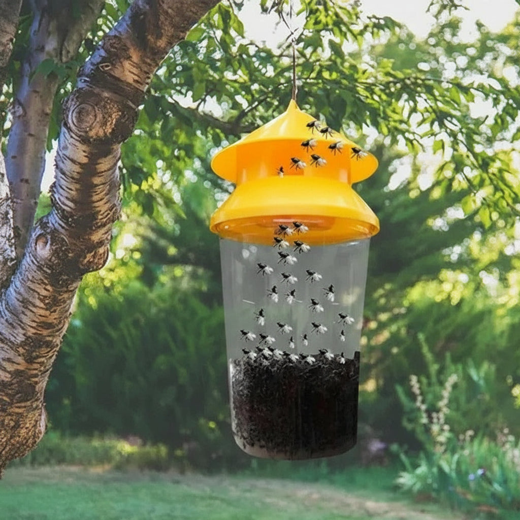 [Hometech] Reusable Hanging Fly Trap for Outdoor Use