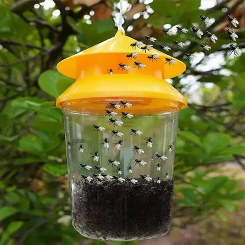 [Hometech] Reusable Hanging Fly Trap for Outdoor Use