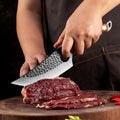 [Hometech] Carbon Steel Utility Kitchen Knife with Wooden Handle
