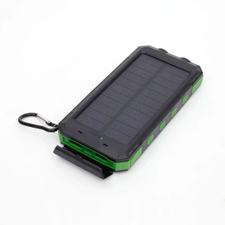 [Hometech] Portable Solar Power Bank With Dual USB Outputs