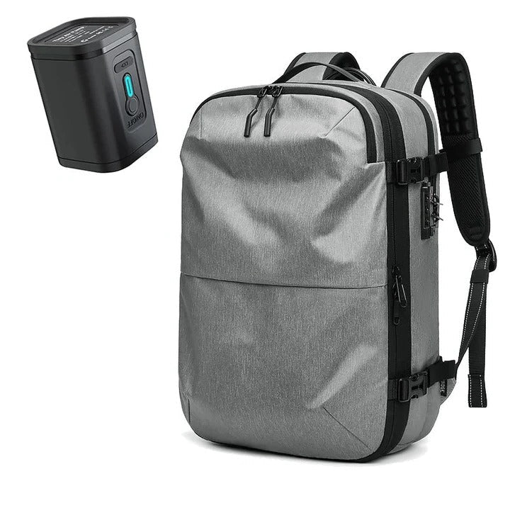[Hometech] Travel Backpack With Internal Compression and Lockable Zippers