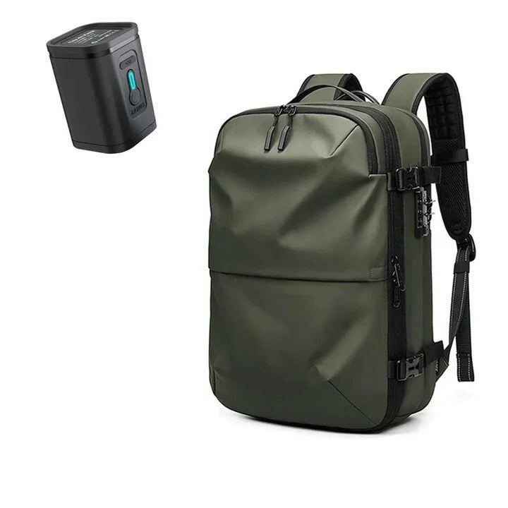[Hometech] Travel Backpack With Internal Compression and Lockable Zippers
