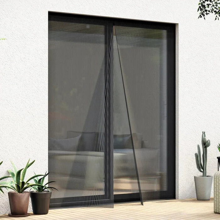 [Hometech] Magnetic Door Net with Mesh and Adhesive Mounting