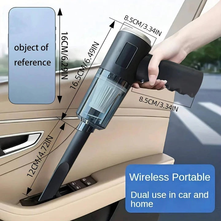 [Hometech] Cordless Handheld Car Vacuum with USB Charging