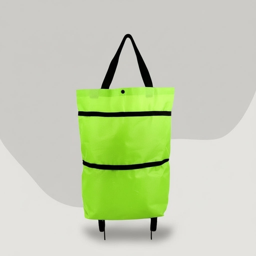 [Hometech] Foldable Rolling Shopping Bag and Utility Tote with Wheels