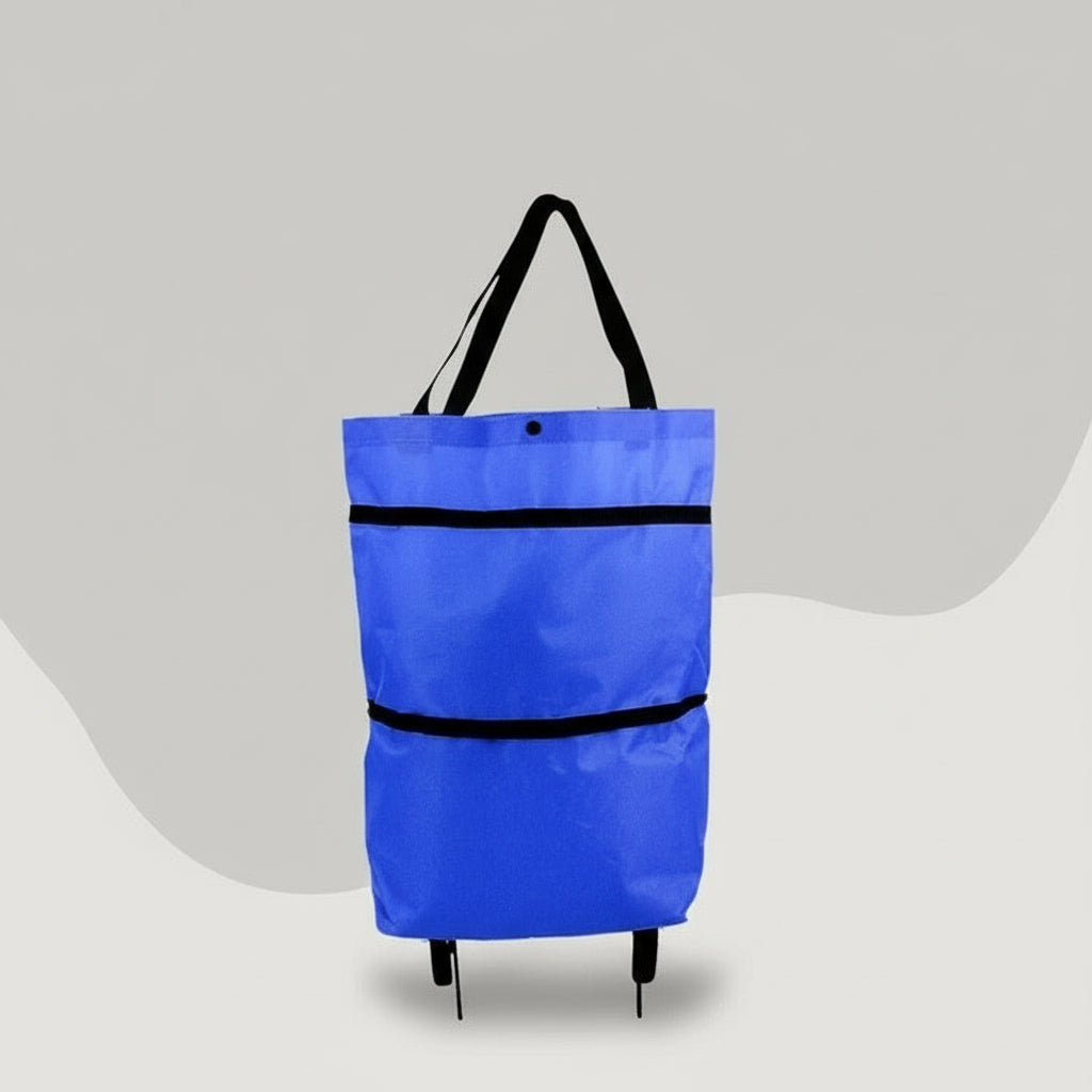 [Hometech] Foldable Rolling Shopping Bag and Utility Tote with Wheels