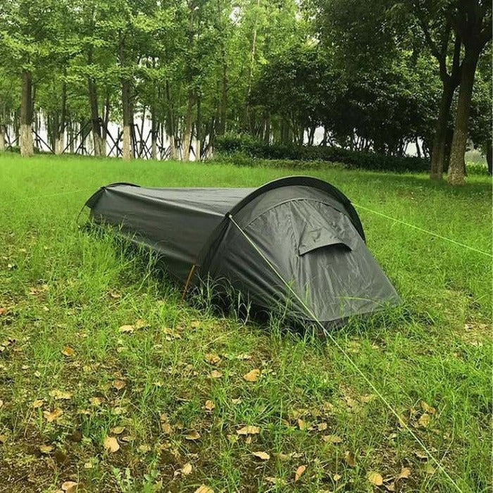 [Hometech] Portable Single Person Camping Tent With Mesh Vent Panels