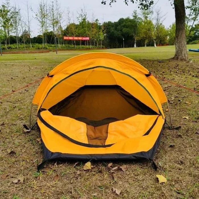 [Hometech] Portable Single Person Camping Tent With Mesh Vent Panels