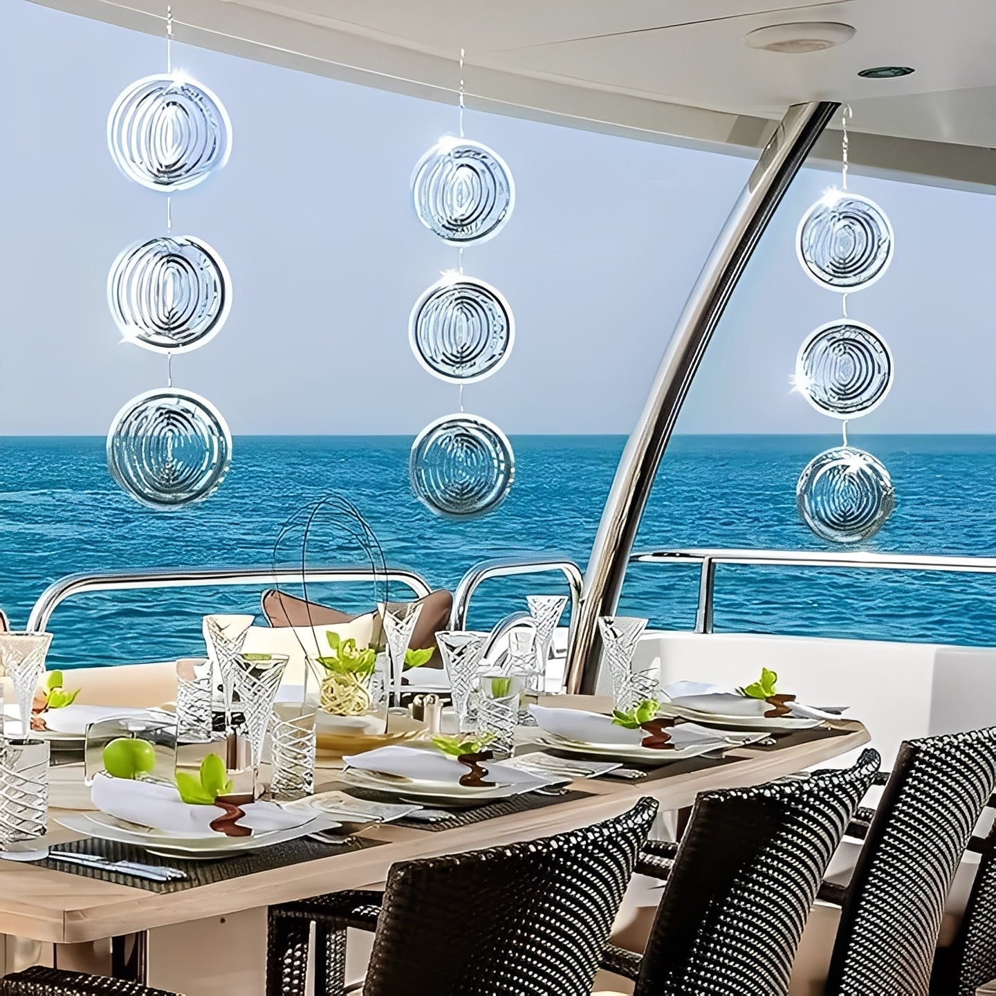 [Hometech] Visual Bird Deterrent Device with Reflective Hanging Design, Set of 3