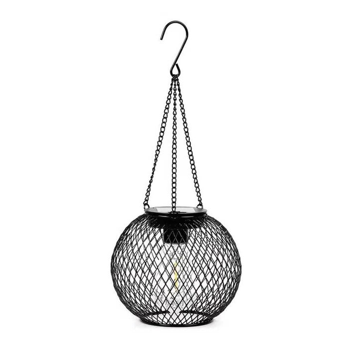 [Hometech] Hanging Solar Powered Decorative Lantern With Warm LED Light