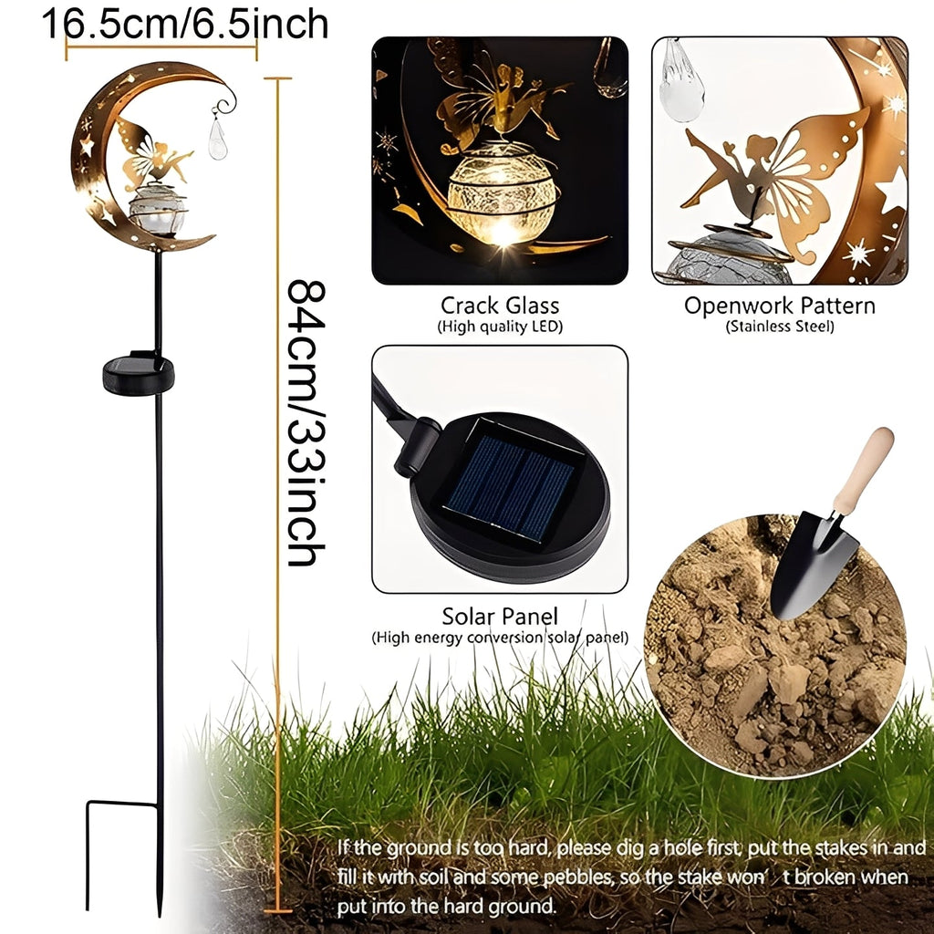 [Hometech] LED Solar Garden Decor Lights, Pathway and Yard Illumination