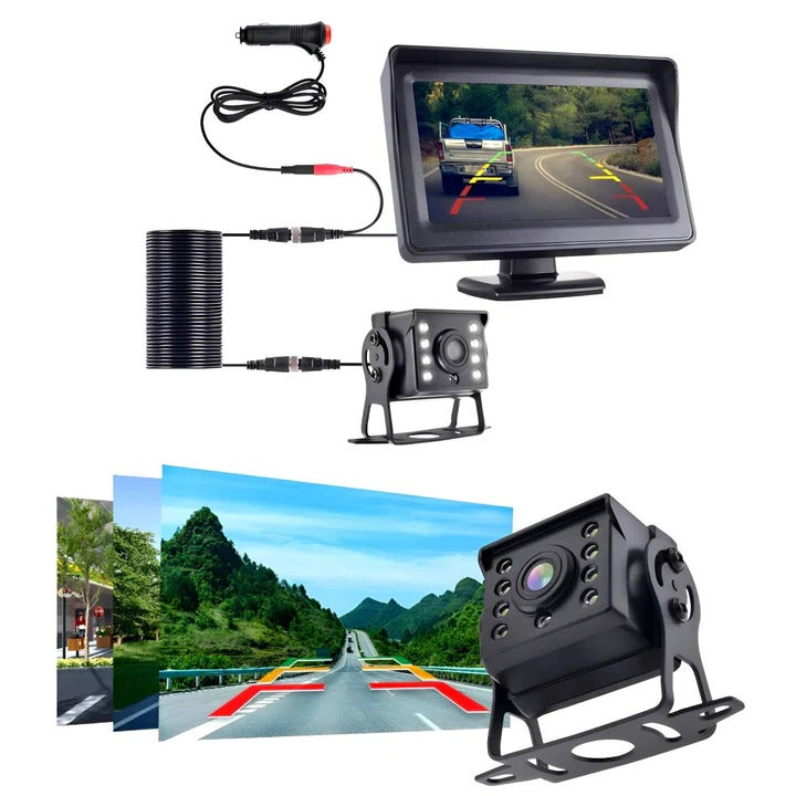 [Hometech] Wireless Vehicle Backup Camera and Rear View Monitor System