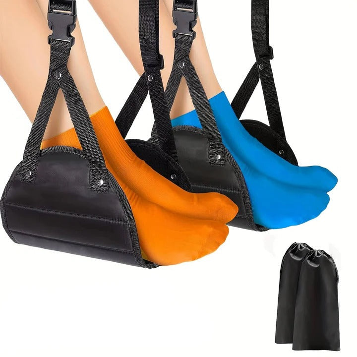 [Hometech] Hanging Foot Rest With Adjustable Straps, Set of 2