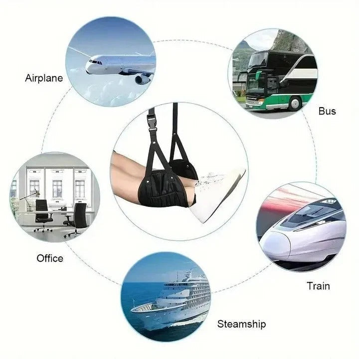 [Hometech] Hanging Foot Rest With Adjustable Straps, Set of 2