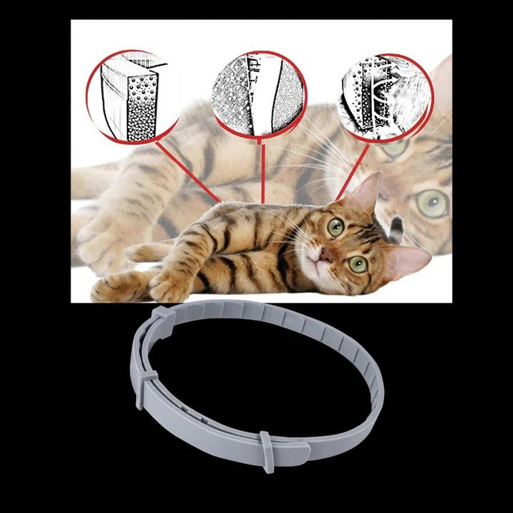 [Hometech] Adjustable Pet Collar for Dogs and Cats with Pest Deterrent