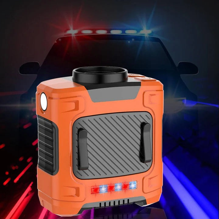 [Hometech] Rechargeable Mini Fan with Handheld Design and LED Light