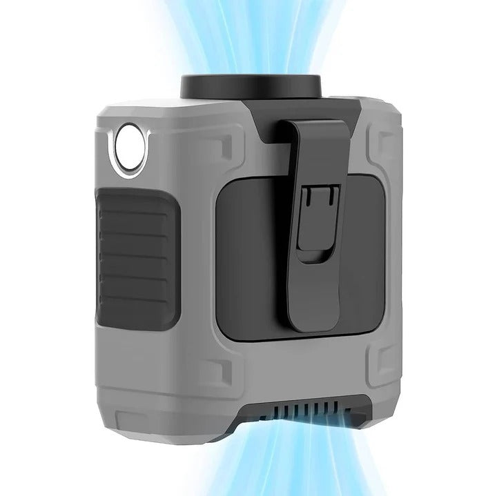 [Hometech] Rechargeable Mini Fan with Handheld Design and LED Light