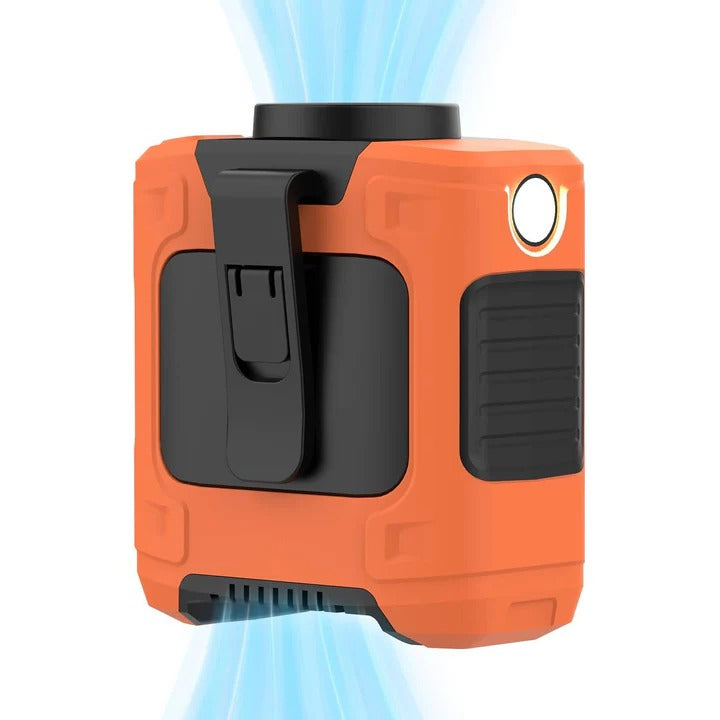 [Hometech] Rechargeable Mini Fan with Handheld Design and LED Light