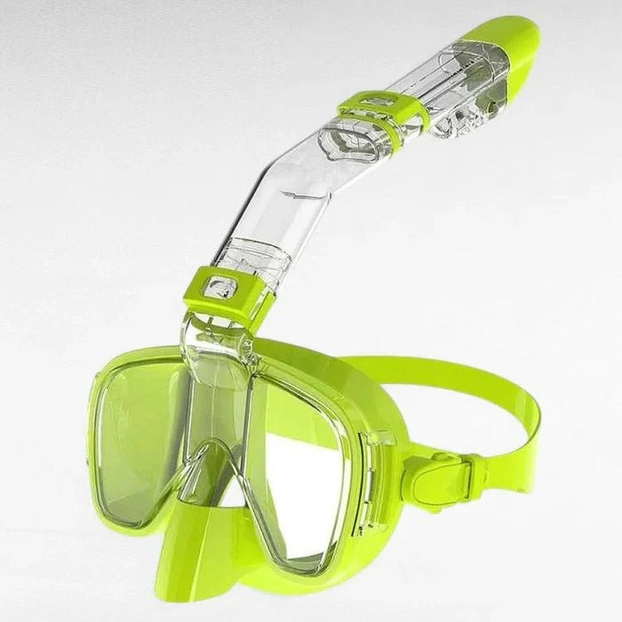[Hometech] Snorkeling Mask with Dry Top Tube and Adjustable Strap Design