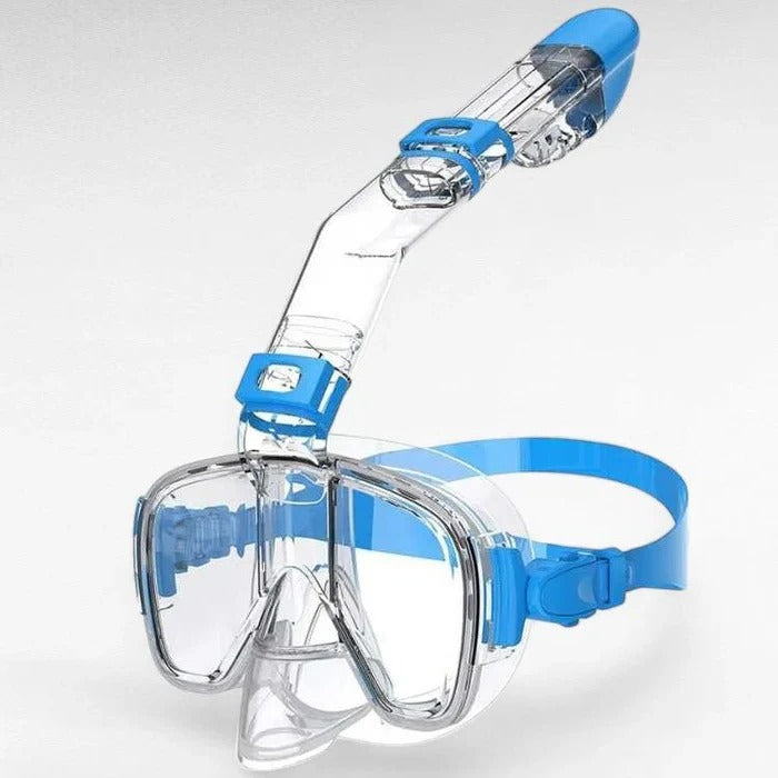 [Hometech] Snorkeling Mask with Dry Top Tube and Adjustable Strap Design