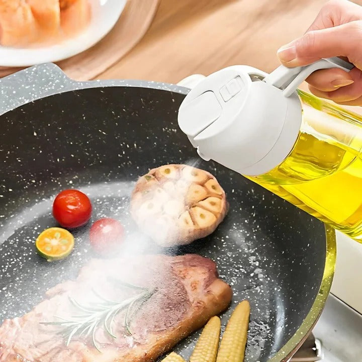 [Hometech] Cooking Oil Dispenser Bottle with Refillable Sprayer Design