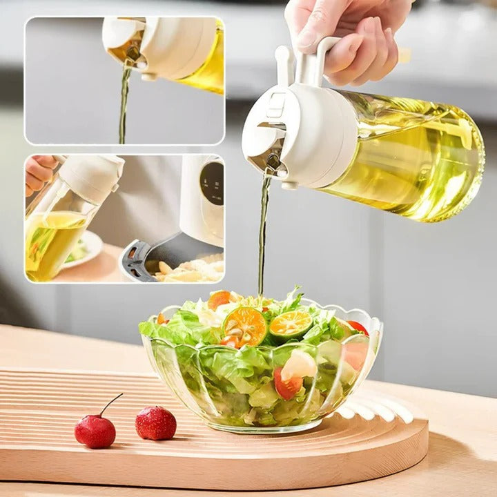 [Hometech] Cooking Oil Dispenser Bottle with Refillable Sprayer Design