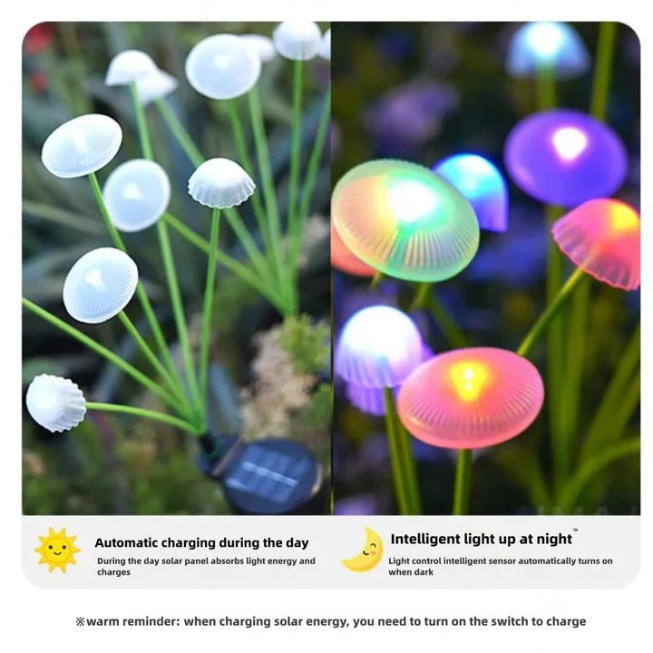 [Hometech] Solar Garden Light with Jellyfish Design and Color Changing LEDs