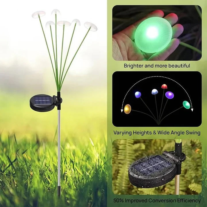 [Hometech] Solar Garden Light with Jellyfish Design and Color Changing LEDs