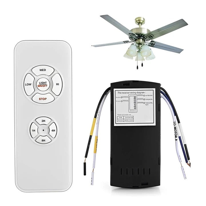 [Hometech] Ceiling Fan and Light with Remote Controller