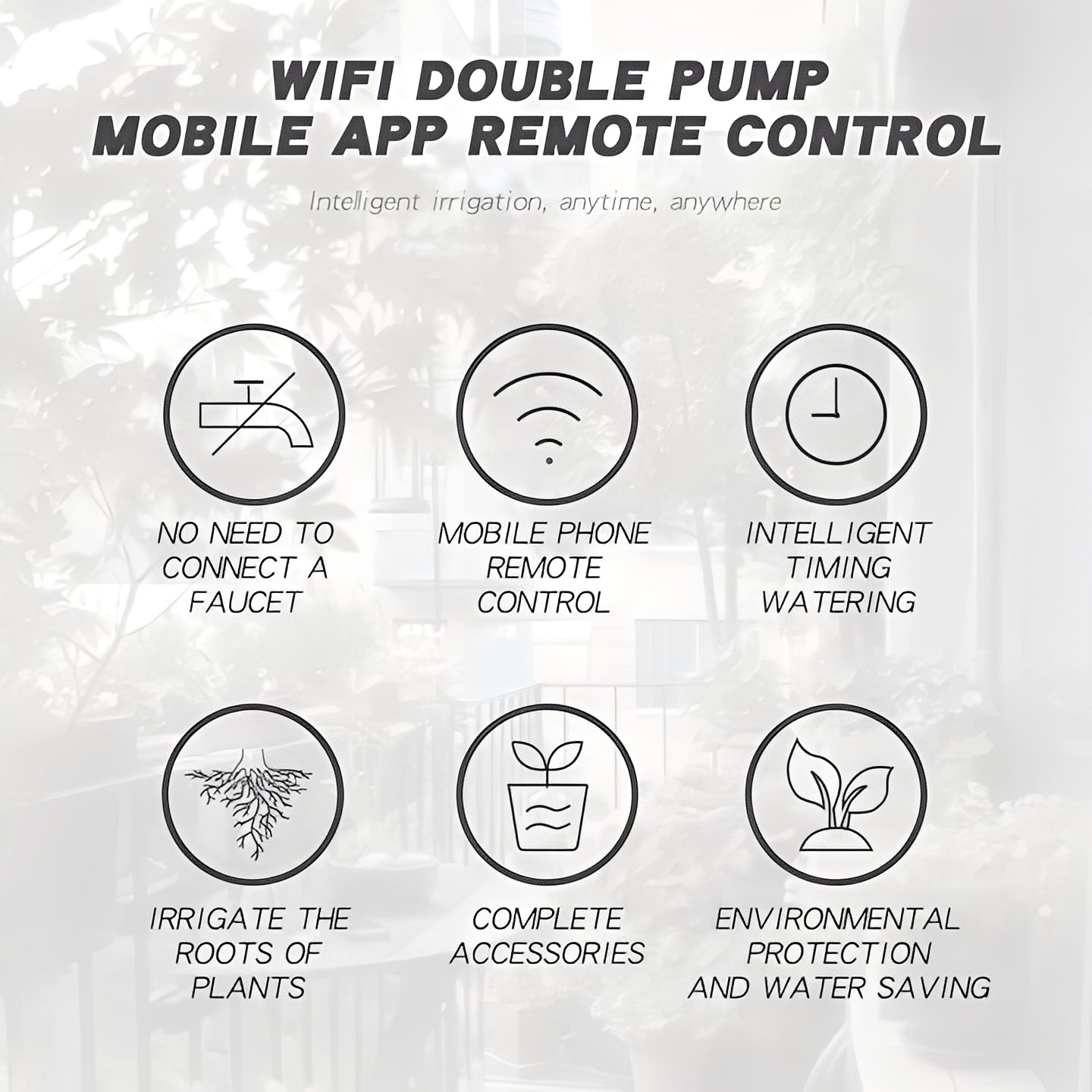 [Hometech] Plant Waterer with WiFi App Control and Drip System