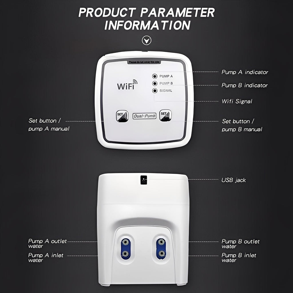 [Hometech] Plant Waterer with WiFi App Control and Drip System