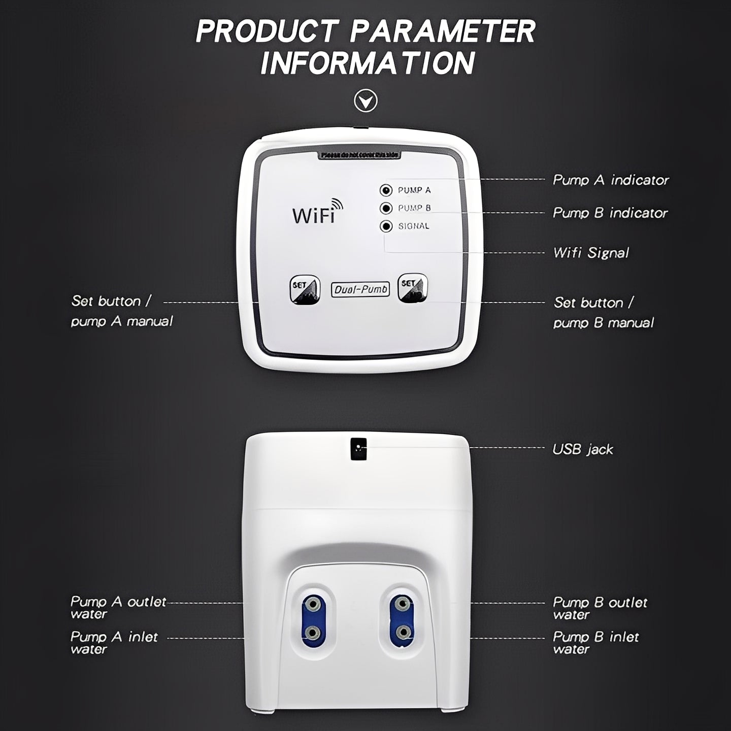 [Hometech] Plant Waterer with WiFi App Control and Drip System