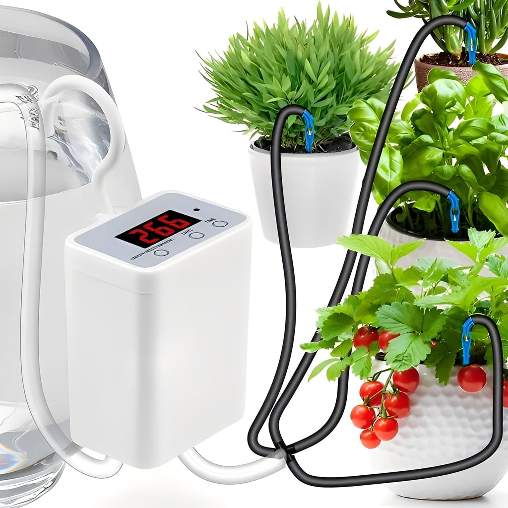 [Hometech] Plant Watering Pump Timer with LCD Display and USB Charging
