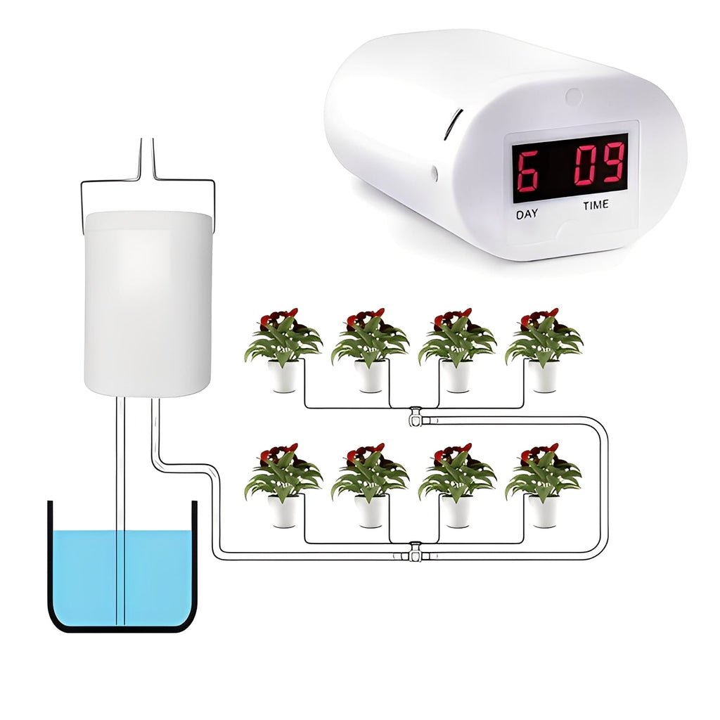 [Hometech] Plant Watering Pump Timer with LCD Display and USB Charging
