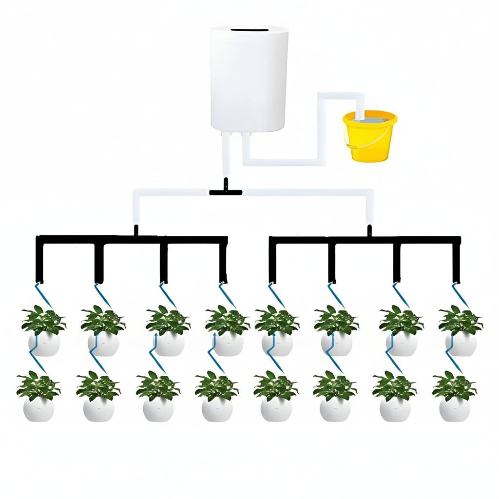 [Hometech] Plant Watering Pump Timer with LCD Display and USB Charging