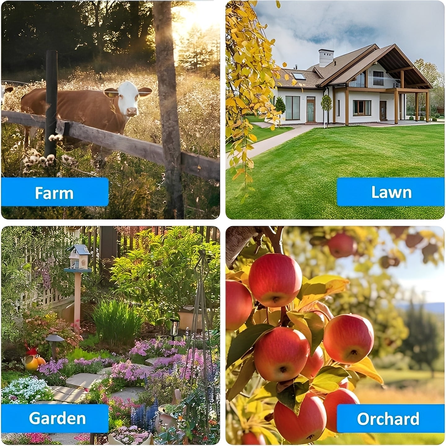 [Hometech] Outdoor Ultrasonic Pest Deterrent with Motion Sensor and Light, Set of 2