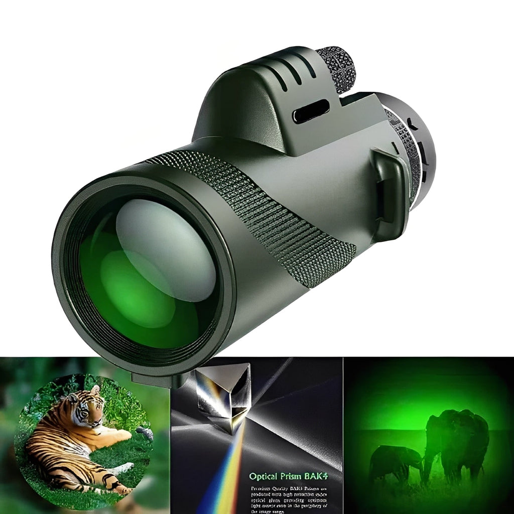 [Hometech] Portable Monocular Telescope with Zoom Adjustment for Viewing